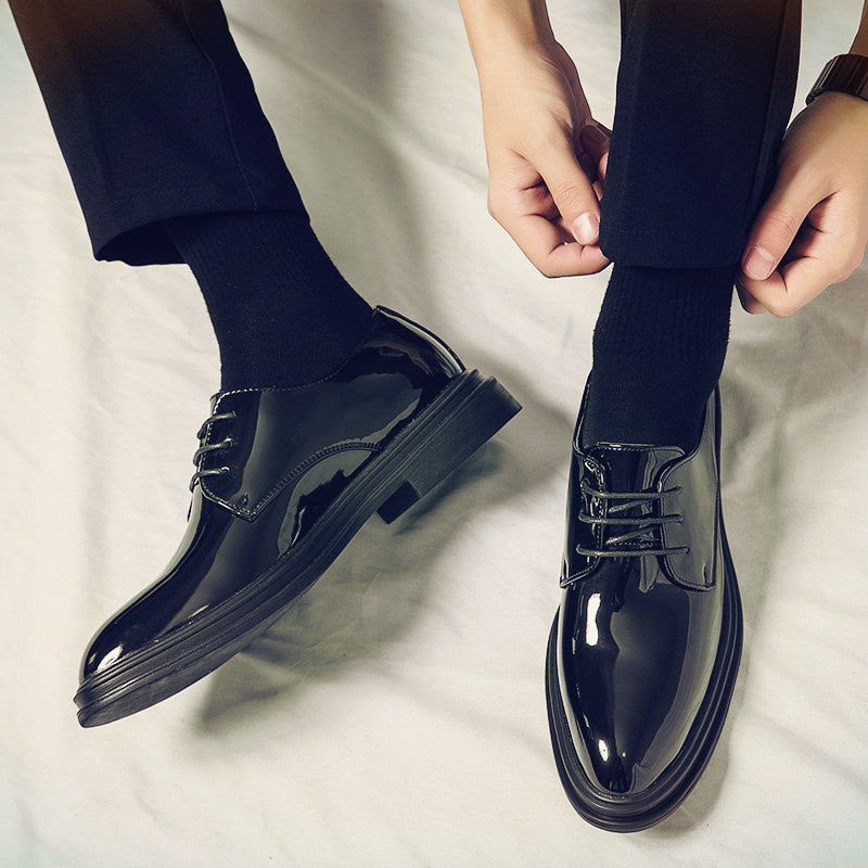Men's White, Black and Navy Dress Shoes