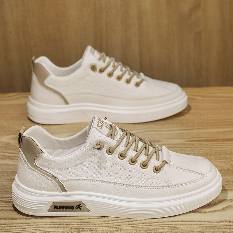Men's Cream, Beige and Brown Dress Shoes