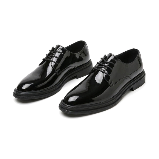 Men's White, Black and Navy Dress Shoes